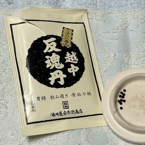 小さな黒い丸薬